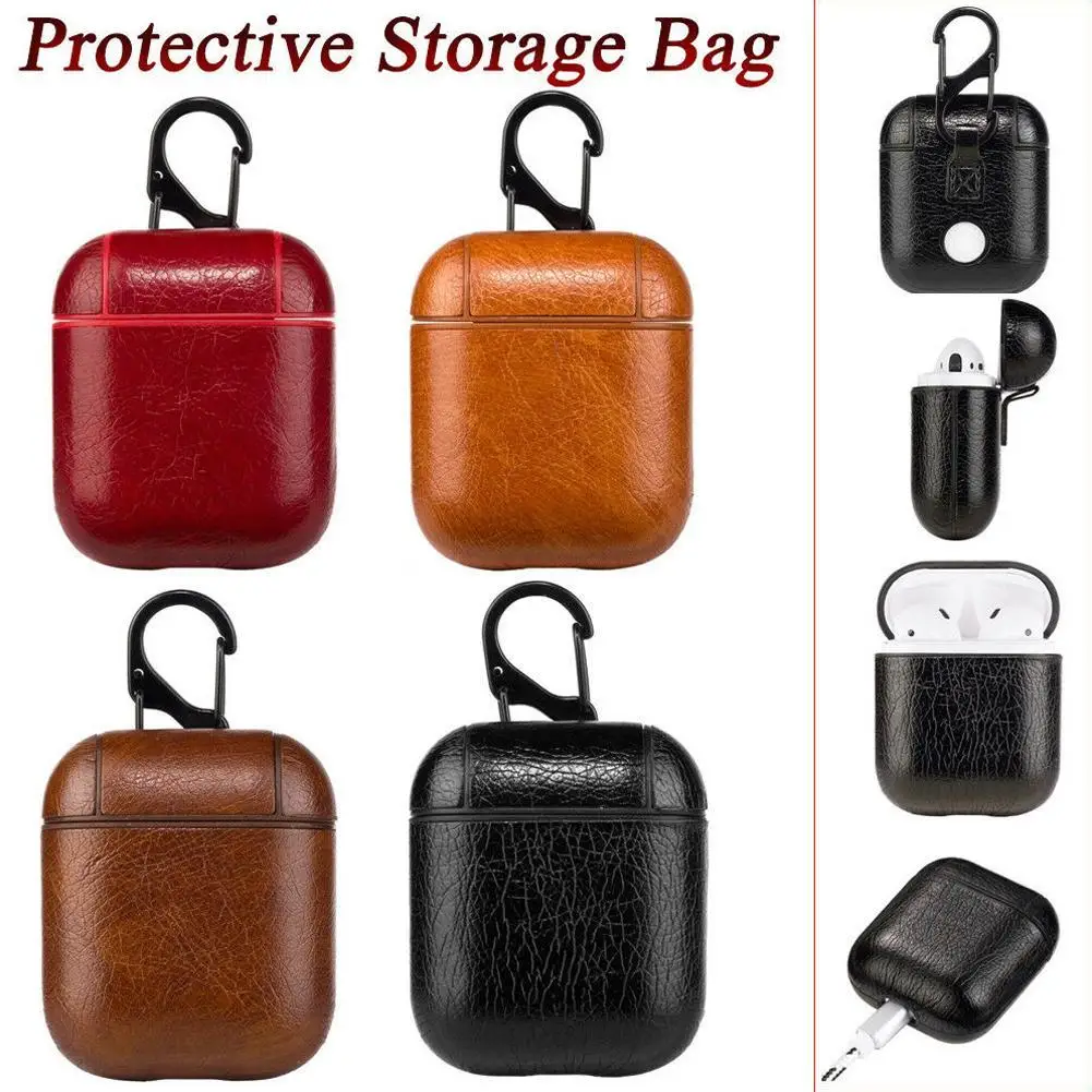 Leather Wireless Earphone Case For AirPods Protective Cover Skin Accessories For Apple Air Pods Charging Box Luxury Leather
Leather Wireless Earphone Case For AirPods Protective Cover Skin Accessories For Apple Air Pods Charging Box Luxury Leather