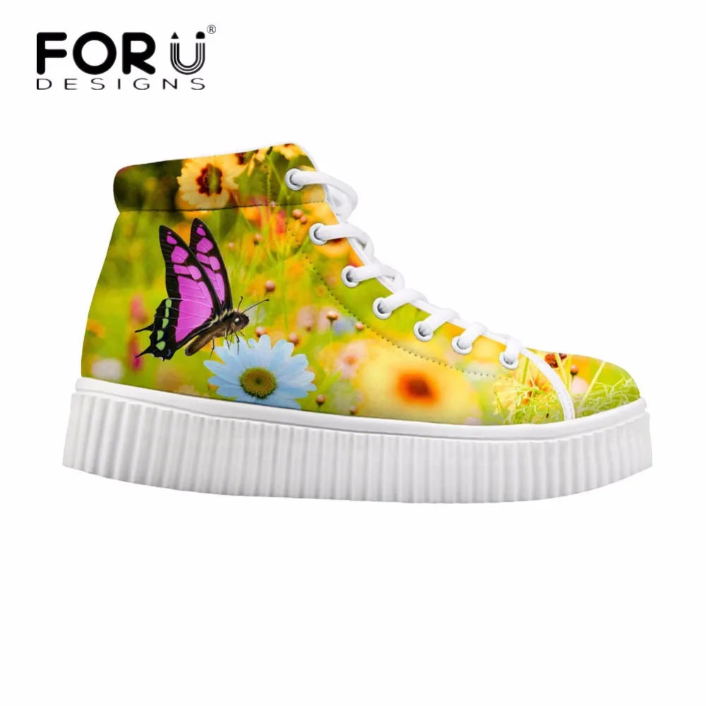 FORUDESIGNS High Top Women Flats Shoes Cute Animal Butterfly Pattern Height Increasing Swing Shoes for Lady Flat Shoes Woman
FORUDESIGNS High Top Women Flats Shoes Cute Animal Butterfly Pattern Height Increasing Swing Shoes for Lady Flat Shoes Woman