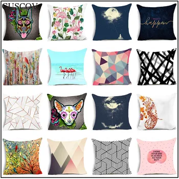 Bestseller Geometric Animal Picture Polyester Pillow Case Home Sofa Cushion Cover Living Room Seat Cushion Fashion pillow cover
Bestseller Geometric Animal Picture Polyester Pillow Case Home Sofa Cushion Cover Living Room Seat Cushion Fashion pillow cover