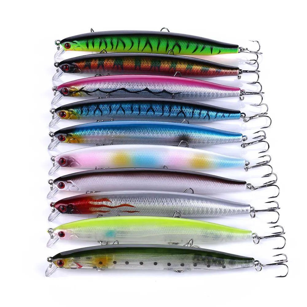 Best selling 1pcs 13cm 18g big long fish Minnow sea fishing lure bait 3D eyes Strong hooks lures for sea fishing
Best selling 1pcs 13cm 18g big long fish Minnow sea fishing lure bait 3D eyes Strong hooks lures for sea fishing