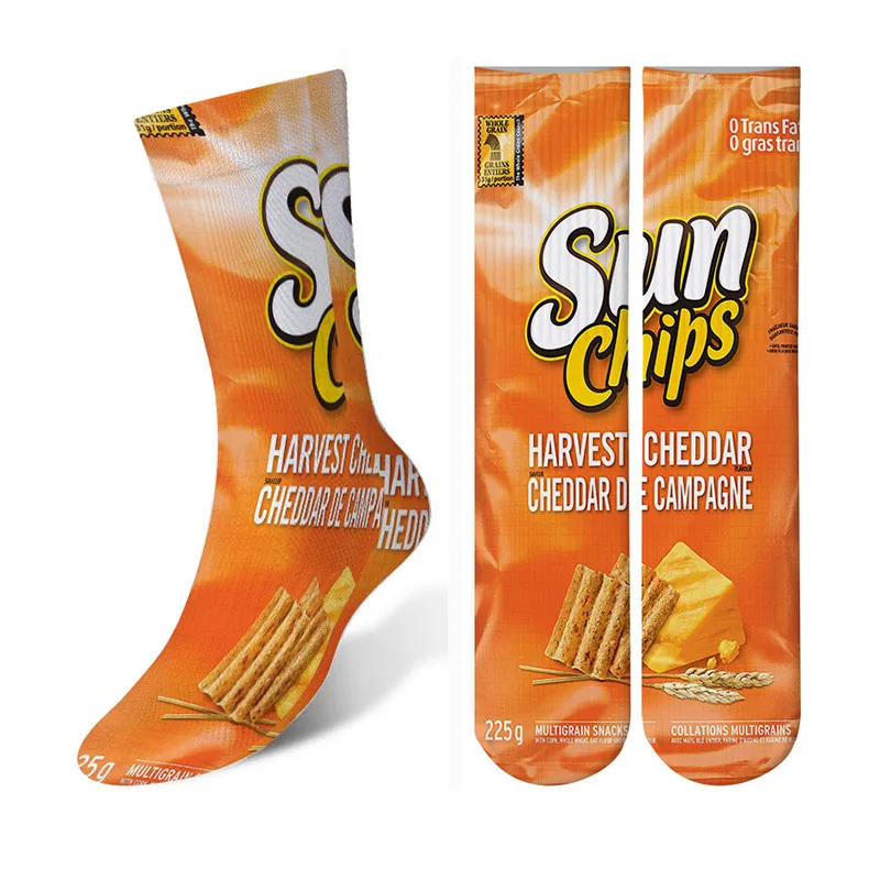 2019 Unisex Women Socks Creative Potato chips Funny Printed Harajuku Fashion Knee socks Casual Cotton Socks 6JQ-D15
2019 Unisex Women Socks Creative Potato chips Funny Printed Harajuku Fashion Knee socks Casual Cotton Socks 6JQ-D15
