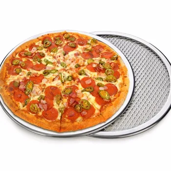 Latest Aluminum Flat Mesh Pizza Screen Round Baking Tray Metal Net Bakeware Kitchen Tools Pizza 6-22inch Bakeware Cookware
Latest Aluminum Flat Mesh Pizza Screen Round Baking Tray Metal Net Bakeware Kitchen Tools Pizza 6-22inch Bakeware Cookware