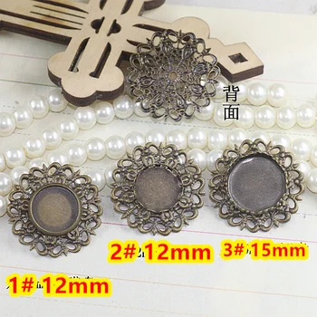 12mm,15mm 100pcs Antique Bronze Blank Pendant Trays Bases Cameo Cabochon Setting for Glass/Stickers
12mm,15mm 100pcs Antique Bronze Blank Pendant Trays Bases Cameo Cabochon Setting for Glass/Stickers