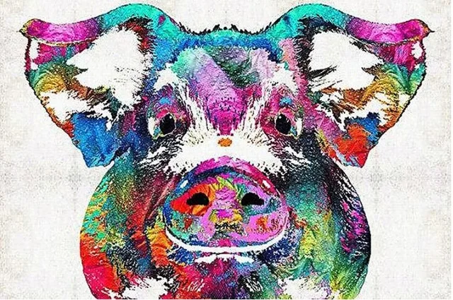 Diamond Embroidery Colorful Pig DIY Painting Cross Stitch Full Square/Round Rhinestone Mosaic Children Decor Gift H603
Diamond Embroidery Colorful Pig DIY Painting Cross Stitch Full Square/Round Rhinestone Mosaic Children Decor Gift H603
