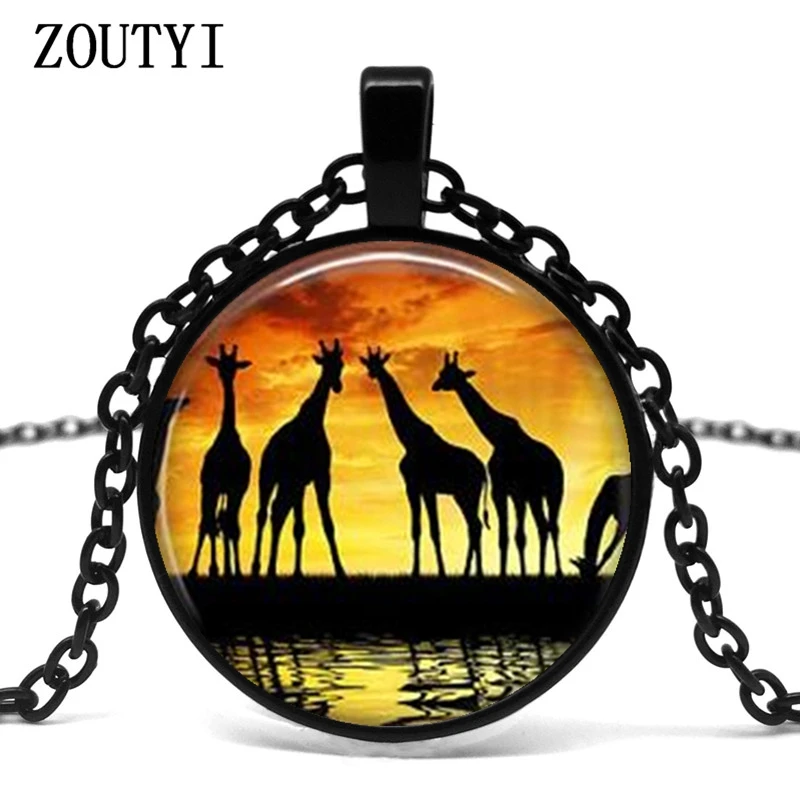 2018/ hot sale, giraffe glass pendant necklace, sunset picture pendant necklace necklace ladies men
2018/ hot sale, giraffe glass pendant necklace, sunset picture pendant necklace necklace ladies men