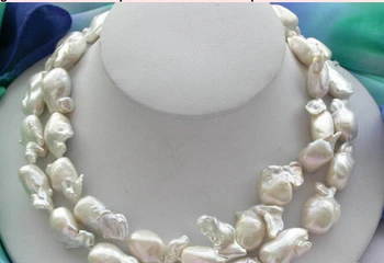 free shipping USPS to USA J0042 NATURAL 2row 26mm baroque white keshi reborn pearl necklace
free shipping USPS to USA J0042 NATURAL 2row 26mm baroque white keshi reborn pearl necklace