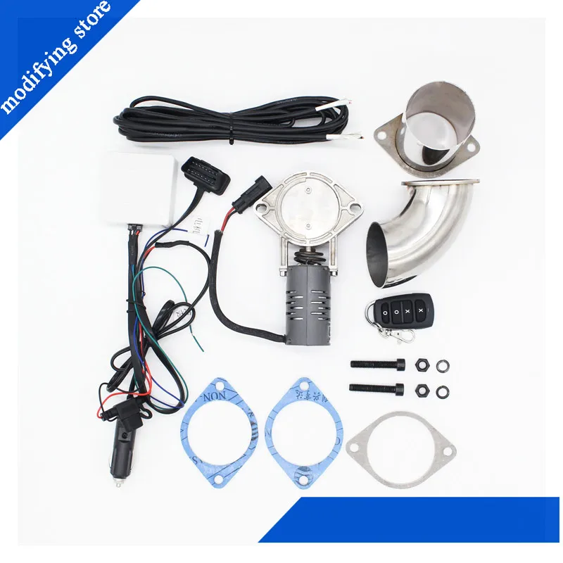 Exhaust Valve Muffler Cutout Kit Electric Exhaust Cutout Pipe Valve Set Automobile Wireless Remote Control Valve Systems
Exhaust Valve Muffler Cutout Kit Electric Exhaust Cutout Pipe Valve Set Automobile Wireless Remote Control Valve Systems