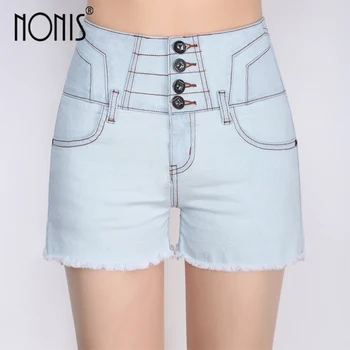 Nonis New Fashion women jeans Summer High Waist Stretch Denim Shorts Casual Feminino Jeans Shorts Hot Plus Size
Nonis New Fashion women jeans Summer High Waist Stretch Denim Shorts Casual Feminino Jeans Shorts Hot Plus Size