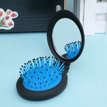 1 Pcs New Girls comb hair brush Portable Mini Folding Comb Airbag Massage Round Travel Hair brush With Mirror Cute Round Hair
1 Pcs New Girls comb hair brush Portable Mini Folding Comb Airbag Massage Round Travel Hair brush With Mirror Cute Round Hair