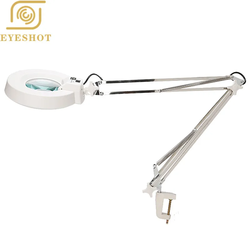 LED Magnifying Clamp Lamp Daylight Bright Magnifier Lighted Lens Bright Magnifier Light for Desk Table Task Craft or Workbench
LED Magnifying Clamp Lamp Daylight Bright Magnifier Lighted Lens Bright Magnifier Light for Desk Table Task Craft or Workbench