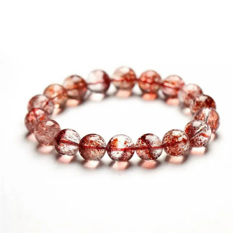 Genuine Natural Gold Strawberry Quartz Bracelets Women Fashion Round Crystal Beads Stretch Nice Bracelet 12mm
Genuine Natural Gold Strawberry Quartz Bracelets Women Fashion Round Crystal Beads Stretch Nice Bracelet 12mm
