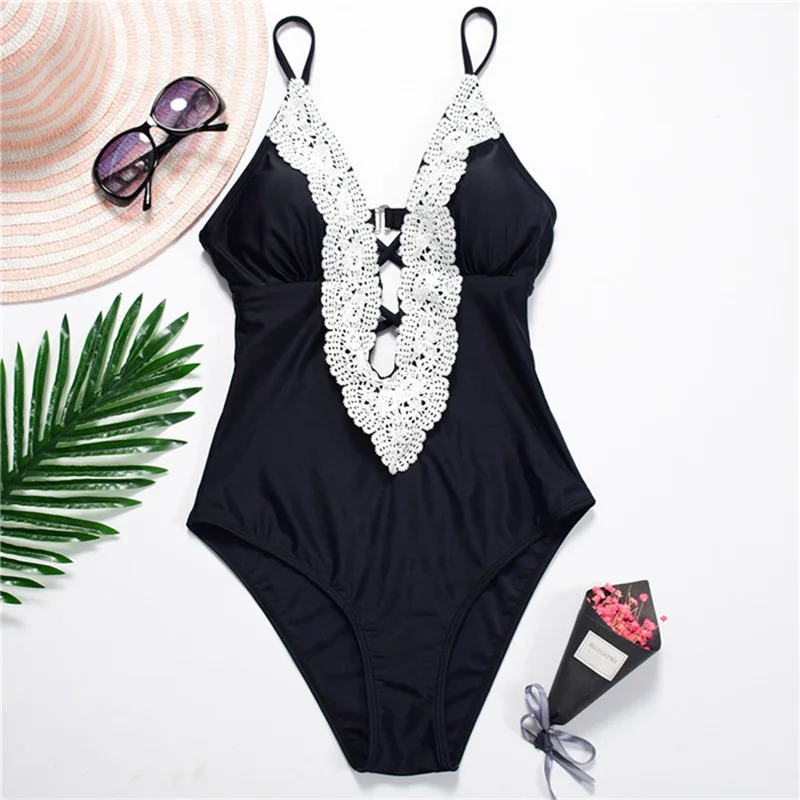 sexy swimwear women one piece bikini set floral push up swimsuit bodysuit cintura alta mujer brazil halter big size Lace 2019
sexy swimwear women one piece bikini set floral push up swimsuit bodysuit cintura alta mujer brazil halter big size Lace 2019