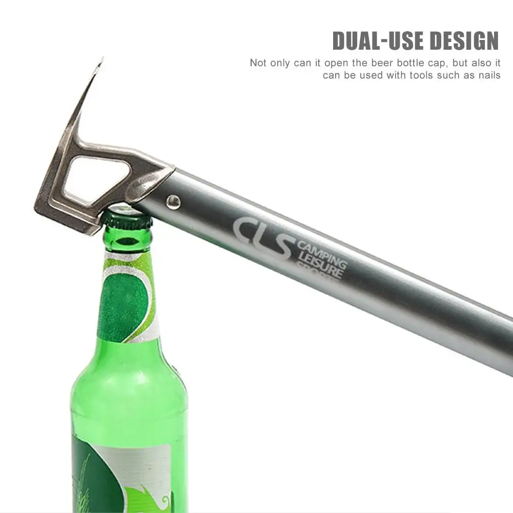 Stainless Steel Tent Hammer Outdoor Mountaineering Camping Hiking Tent Nail Puller Hammer Tent Peg Accessories Climbing Hammer
Stainless Steel Tent Hammer Outdoor Mountaineering Camping Hiking Tent Nail Puller Hammer Tent Peg Accessories Climbing Hammer