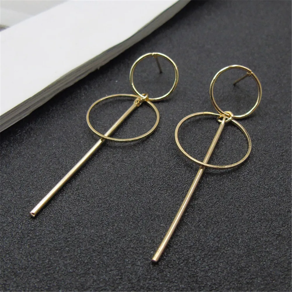 2019 New Fashion Earrings Punk Simple Gold Silver Long Tassel Pendant Circle Earrings for Women Jewelry Ladies Gifts Wholesale
2019 New Fashion Earrings Punk Simple Gold Silver Long Tassel Pendant Circle Earrings for Women Jewelry Ladies Gifts Wholesale