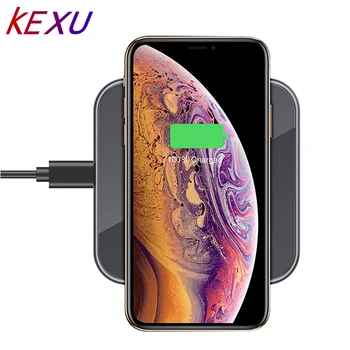KEXU 15W 7.5W Qi Fast Pad Wireless Charger for Xiaomi 9 2S for iPhone XS Max X for S10 S10e S9 Plus for Huawei Mate 20 Pro RS
KEXU 15W 7.5W Qi Fast Pad Wireless Charger for Xiaomi 9 2S for iPhone XS Max X for S10 S10e S9 Plus for Huawei Mate 20 Pro RS