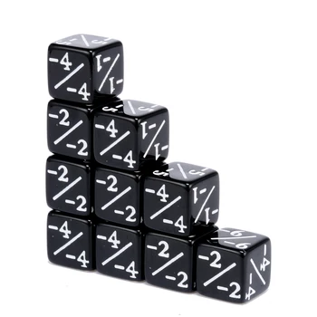 10pcs Negative -1/-1 Black Dice Counters For Magic The Gathering Games MTG Outdoor Tools Funny Dices
10pcs Negative -1/-1 Black Dice Counters For Magic The Gathering Games MTG Outdoor Tools Funny Dices