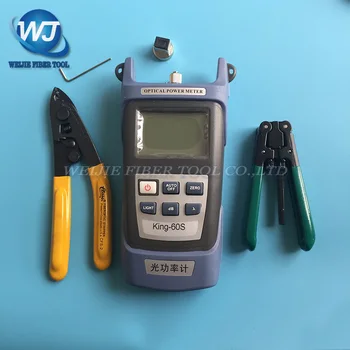 4PCS FTTH Outdoor cable strippers+CFS-2 Fiber stripping pliers+KING60S Fiber optical power meter -70~+10
4PCS FTTH Outdoor cable strippers+CFS-2 Fiber stripping pliers+KING60S Fiber optical power meter -70~+10