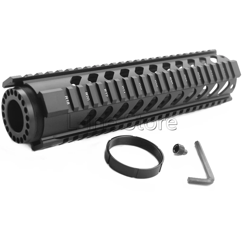 Hunting AK Rifle Gear Accesory Airsoft AR15 10" Free Float Quad Rail RIS Handguard Picatinny Rail Replacement Fits for .223 5.56
Hunting AK Rifle Gear Accesory Airsoft AR15 10" Free Float Quad Rail RIS Handguard Picatinny Rail Replacement Fits for .223 5.56
