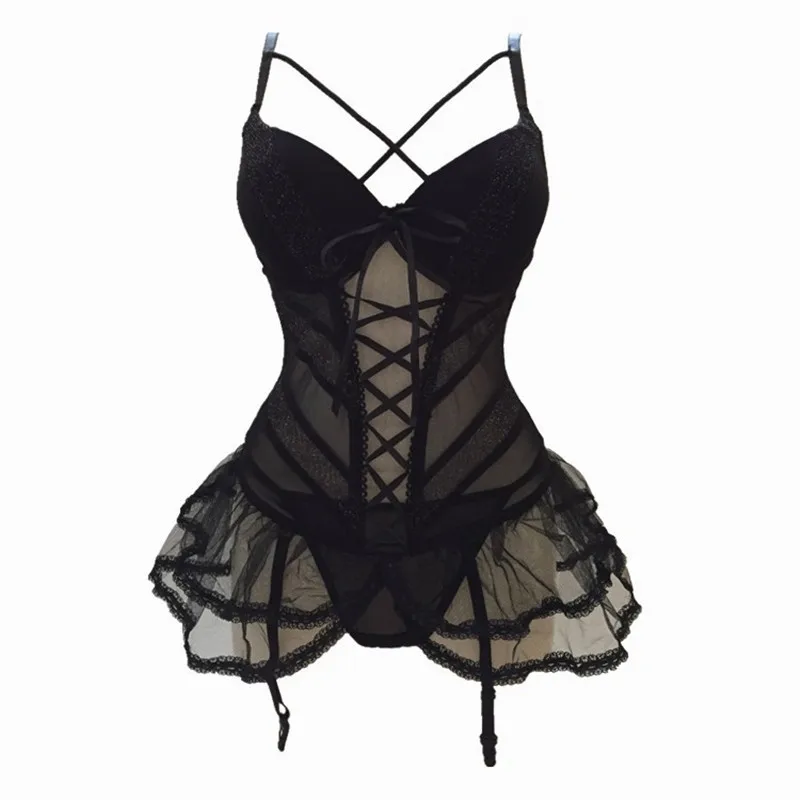 TERMEZY New Sexy Corset Bustier High Elasticity Lingerie Women Underwear Breathable Fabric Corset Top Black corset dress
TERMEZY New Sexy Corset Bustier High Elasticity Lingerie Women Underwear Breathable Fabric Corset Top Black corset dress