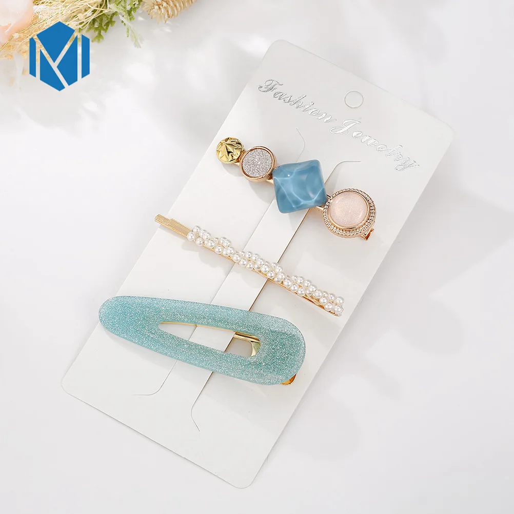 3Pcs/Set Girls Pearl Acetate Geometric Hair Clips Barrette Candy Hairpins Headwear Headdress Bb Clips Hairgrip
3Pcs/Set Girls Pearl Acetate Geometric Hair Clips Barrette Candy Hairpins Headwear Headdress Bb Clips Hairgrip