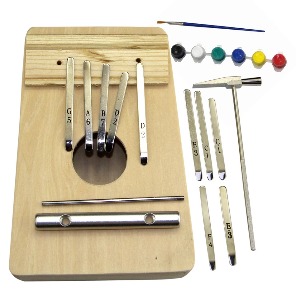 MUKU 10 key kalimba Simple and Fun DIY Kit Tool kalimba Handwork Support Painting Children's Toy Assembly for Amateur
MUKU 10 key kalimba Simple and Fun DIY Kit Tool kalimba Handwork Support Painting Children's Toy Assembly for Amateur