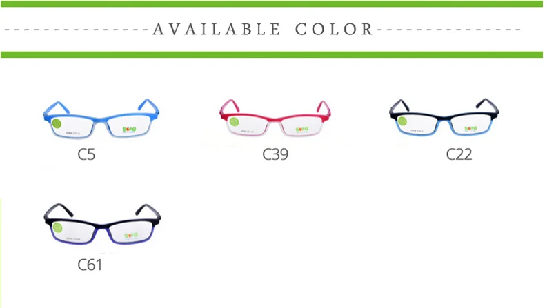 SECG Unisex Children's Eyeglasses - Image 2