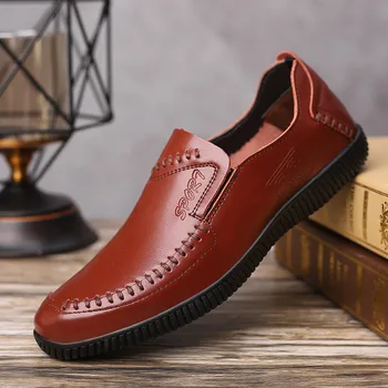 2019 Autumn Men's Genuine Leather Shoes Fashion Casual Driving Shoes Men Loafers Designer Sneakers for Men Zapatos De Hombre
2019 Autumn Men's Genuine Leather Shoes Fashion Casual Driving Shoes Men Loafers Designer Sneakers for Men Zapatos De Hombre