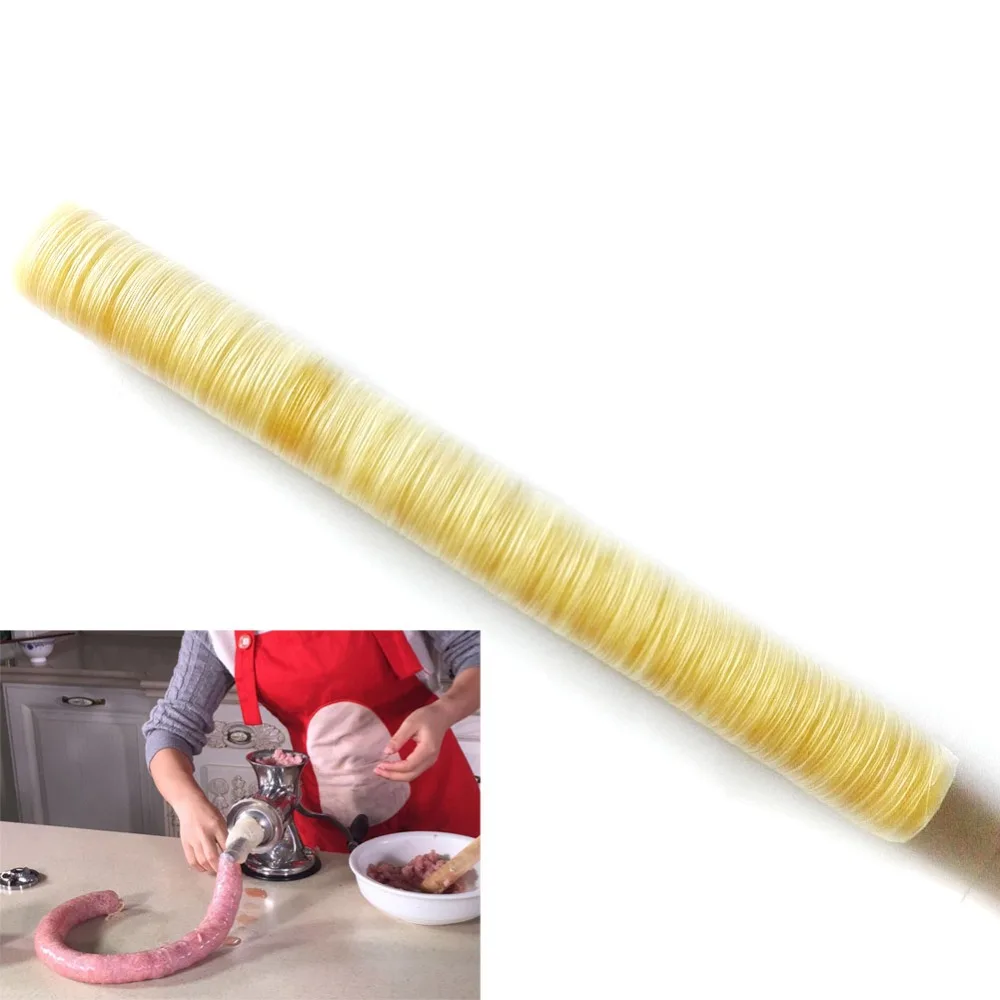 Sausage Packaging Tools 15m*34mm Tube Casing for Sausage Maker Filler Machine Hot Dog Casing Hamburger Tool Inedible Casings
Sausage Packaging Tools 15m*34mm Tube Casing for Sausage Maker Filler Machine Hot Dog Casing Hamburger Tool Inedible Casings