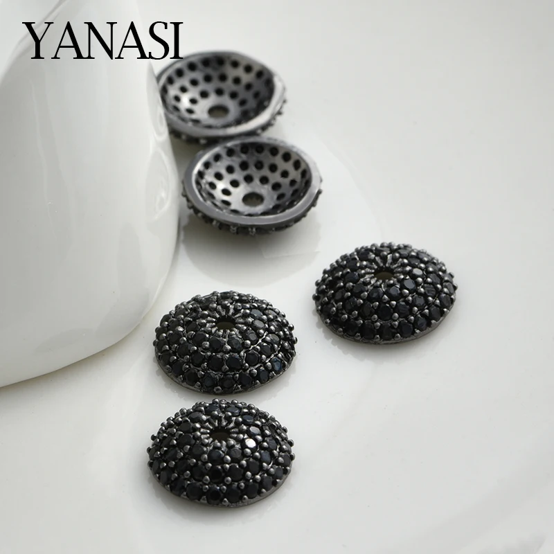 10mm Black Zircon Bead Cap For Jewelry Making Findings Diy Necklace Bracelet Fashion Jewellery Wholesale
10mm Black Zircon Bead Cap For Jewelry Making Findings Diy Necklace Bracelet Fashion Jewellery Wholesale