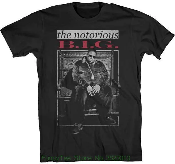 Notorious B.i.g. - Throne - T Shirt S - m - l - xl - 2xl Brand New - Official T Shirt
Notorious B.i.g. - Throne - T Shirt S - m - l - xl - 2xl Brand New - Official T Shirt