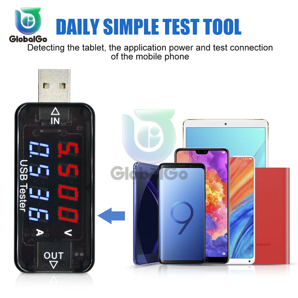 Electrical Power USB LCD Current Voltage Capacity Tester DC USB Tester Current Voltage Meter Ammeter Digital Power Bank
Electrical Power USB LCD Current Voltage Capacity Tester DC USB Tester Current Voltage Meter Ammeter Digital Power Bank