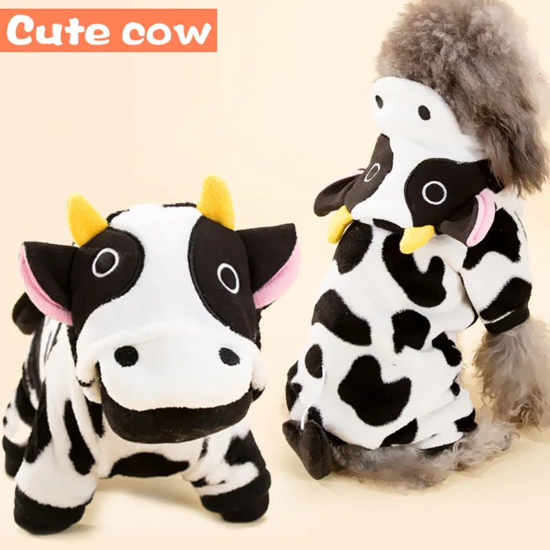 Hipidog Small Dog Cow Costume Colthes Hoodies Warm Winter Chihuahua Dog Clothes Velvet Cute Pet Jacket Autumn Jumpsuit Clothing
Hipidog Small Dog Cow Costume Colthes Hoodies Warm Winter Chihuahua Dog Clothes Velvet Cute Pet Jacket Autumn Jumpsuit Clothing