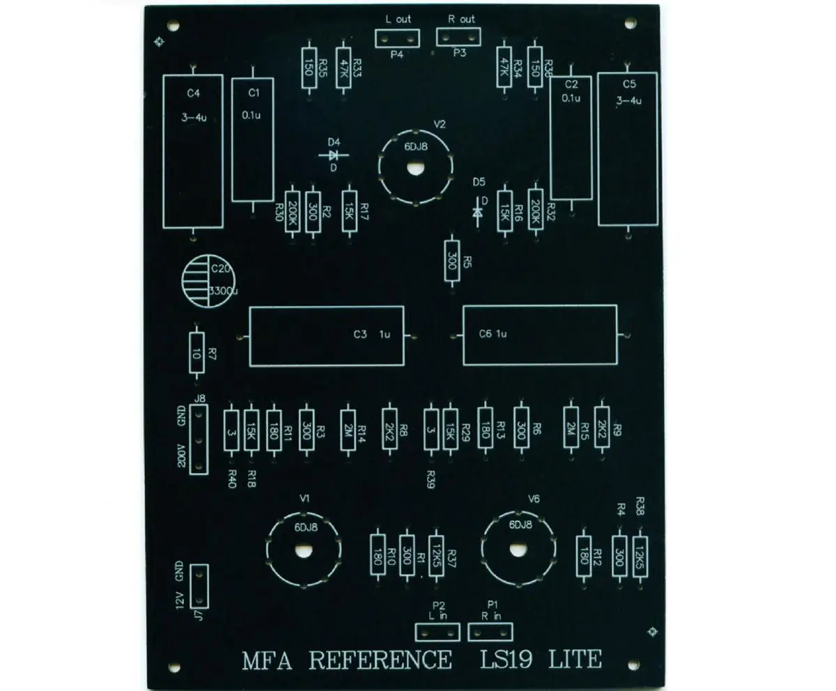 1pcs Tube pre - amplification of the empty board 6922 X3 support LITELS19 (MFA line) free shipping
1pcs Tube pre - amplification of the empty board 6922 X3 support LITELS19 (MFA line) free shipping