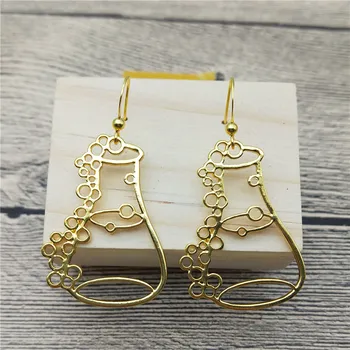 New Erlenmeyer Flask Drop Earrings Potion Bottle Chemistry Laboratory Graduation Gift Conical Flask Dangle Earrings Women
New Erlenmeyer Flask Drop Earrings Potion Bottle Chemistry Laboratory Graduation Gift Conical Flask Dangle Earrings Women