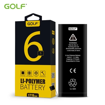 GOLF 1715mAh New Original Battery For iPhone 6S Replacement Batteries For iPhone6S Phone Batterie+Installation Tools
GOLF 1715mAh New Original Battery For iPhone 6S Replacement Batteries For iPhone6S Phone Batterie+Installation Tools
