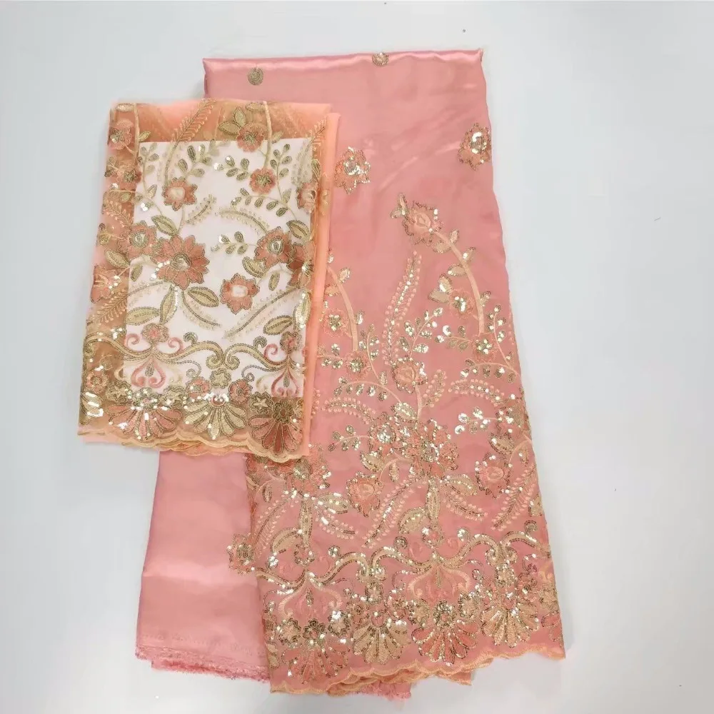 2018 New African KAmazing George Lace Material(5Yards/pc) With Sequins Matching With 2Yards Of Net Lace Fabric For Blouse
2018 New African KAmazing George Lace Material(5Yards/pc) With Sequins Matching With 2Yards Of Net Lace Fabric For Blouse