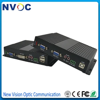 VGA KVM Fiber Optic Converter VGA USB Mouse and Keyboard Audio KVM Extender Single Mode Fiber 20KM,FC,Euro Charger
VGA KVM Fiber Optic Converter VGA USB Mouse and Keyboard Audio KVM Extender Single Mode Fiber 20KM,FC,Euro Charger