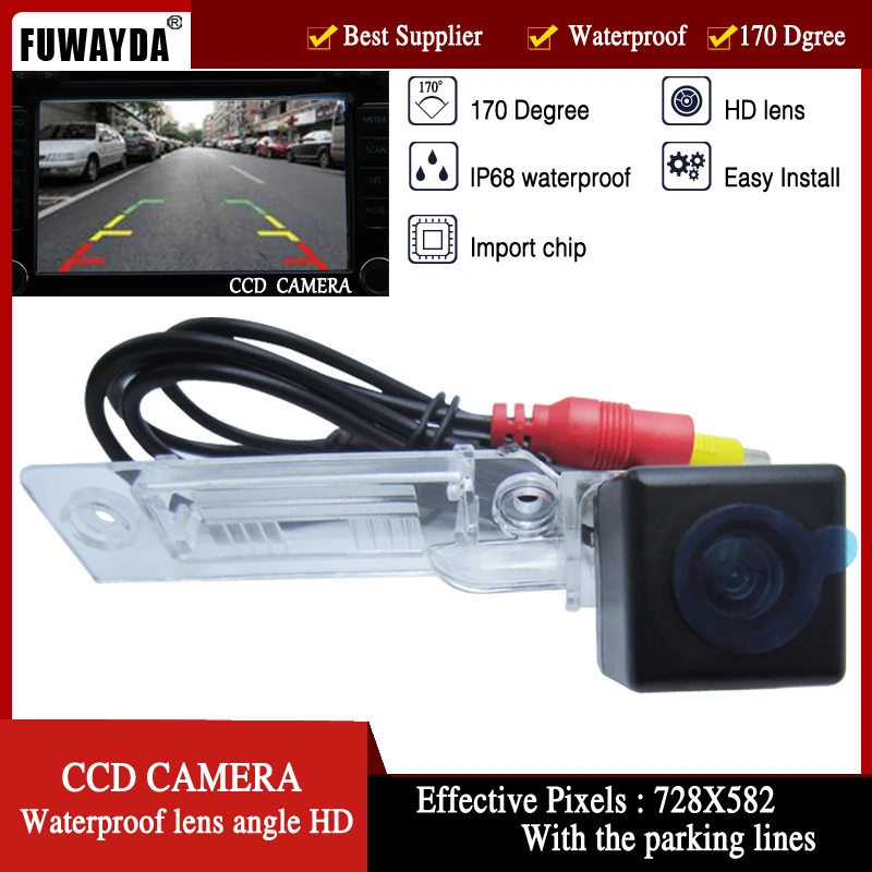 FUWAYDA HD Car Rear View Camera Reverse Color CCD Camera FOR VW GOLF PASSAT TOURAN CADDY SUPERB /T5 TRANSPORTER/MULTIVAN T5
FUWAYDA HD Car Rear View Camera Reverse Color CCD Camera FOR VW GOLF PASSAT TOURAN CADDY SUPERB /T5 TRANSPORTER/MULTIVAN T5