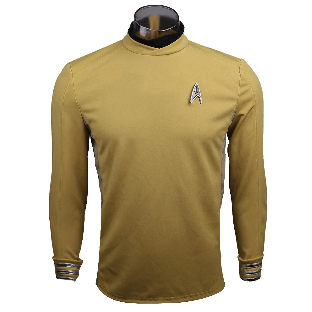 Новинка 2016 костюм Startreks карнавальный ST Beyond Сулу желтая униформа для