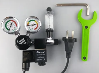 Aquarium Co2 decompression table carbon electromagnetic large precision micrometering valve , Double Gauges CO2 Regulator
Aquarium Co2 decompression table carbon electromagnetic large precision micrometering valve , Double Gauges CO2 Regulator