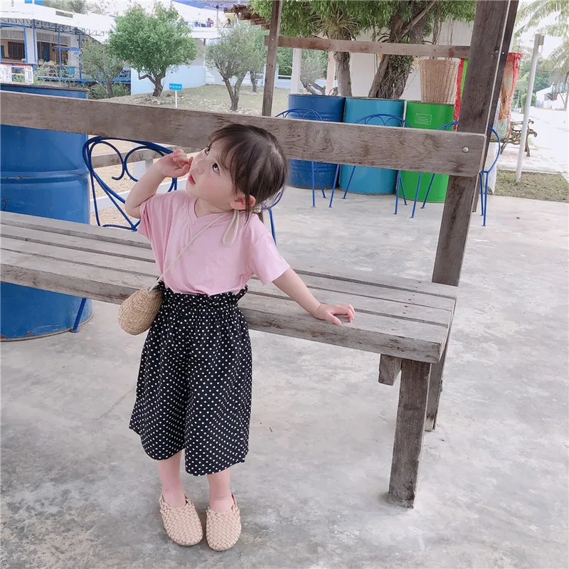 Summer 2019 New Leisure Baby Girls Chiffon Point High Waist Wid Legged Pants Children Loose Pants Kids Clothing
Summer 2019 New Leisure Baby Girls Chiffon Point High Waist Wid Legged Pants Children Loose Pants Kids Clothing