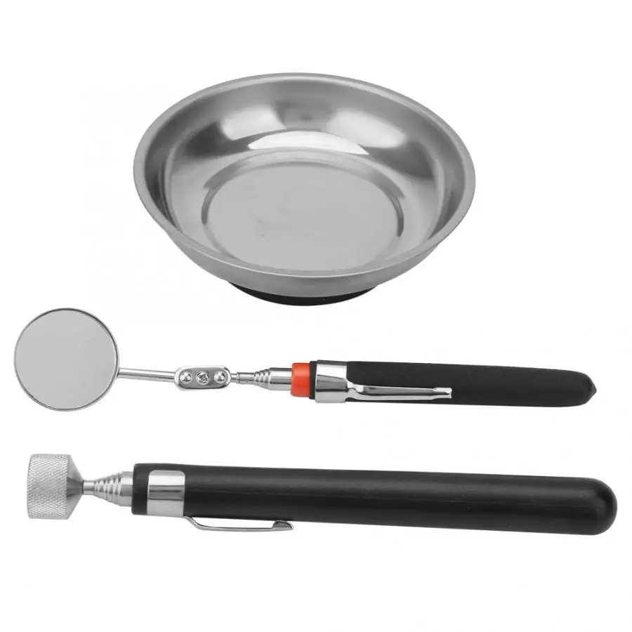 3pcs Magnetic Tool Set Screw Tray Telescopic Pickup Tool Inspection Mirror Woodworking Mobile Phone Small Electronic Components
3pcs Magnetic Tool Set Screw Tray Telescopic Pickup Tool Inspection Mirror Woodworking Mobile Phone Small Electronic Components