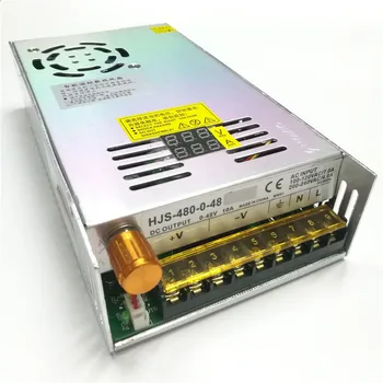 0-48V 10A 480W Adjustable Voltage DC Switching Mode Power Supply with Voltage Current Digital Display
0-48V 10A 480W Adjustable Voltage DC Switching Mode Power Supply with Voltage Current Digital Display