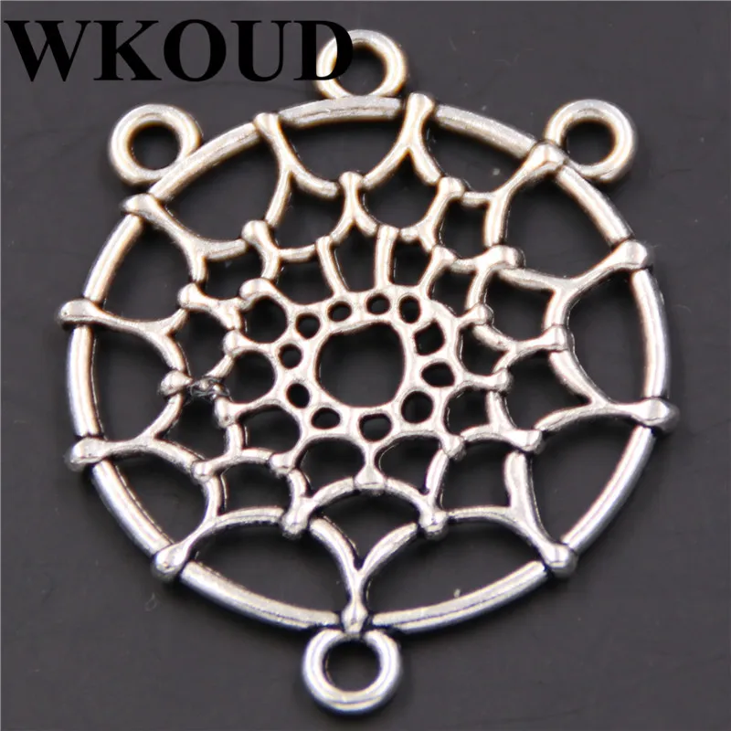 WKOUD 10pcs Antique Silver Dream Catcher Charm Pendant DIY Necklace Findings 31mm A174
WKOUD 10pcs Antique Silver Dream Catcher Charm Pendant DIY Necklace Findings 31mm A174