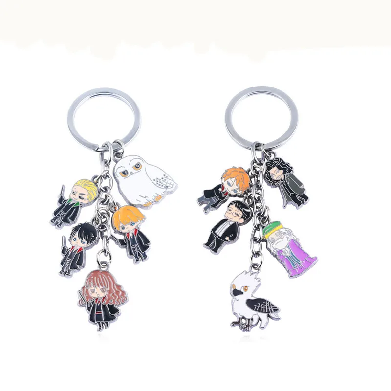 Harri potter Movie Hogwarts owl Keychain Magic Trendy Magic keyring For women man accessories H P Movie fan Cosplay Jewelry
Harri potter Movie Hogwarts owl Keychain Magic Trendy Magic keyring For women man accessories H P Movie fan Cosplay Jewelry