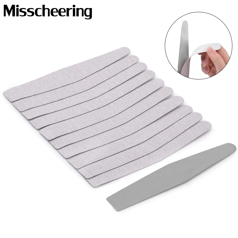 Double Side Nail File Set Calluses Remover Stainless Steel Handle with Replacement 10Pcs Self-adhesive Sandpaper Manicure Tools
Double Side Nail File Set Calluses Remover Stainless Steel Handle with Replacement 10Pcs Self-adhesive Sandpaper Manicure Tools
