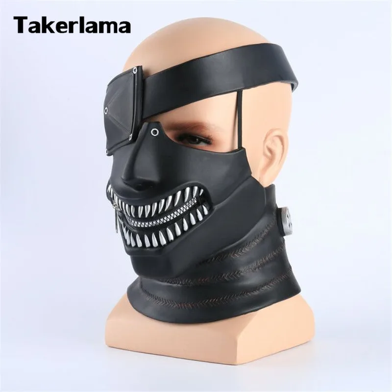 Takerlama Newest Moive Tokyo Ghoul 2 Kaneki Ken Masks PVC Zipper Adjustable Cosplay Cool Masks Halloween Party Props
Takerlama Newest Moive Tokyo Ghoul 2 Kaneki Ken Masks PVC Zipper Adjustable Cosplay Cool Masks Halloween Party Props