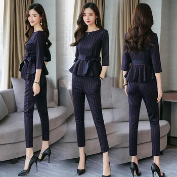 Fashionable Thin Wild Ensemble Femme Survetement Elegant Brief Two Piece Set Top And Pants Temperament Office Work Women's Suit
Fashionable Thin Wild Ensemble Femme Survetement Elegant Brief Two Piece Set Top And Pants Temperament Office Work Women's Suit