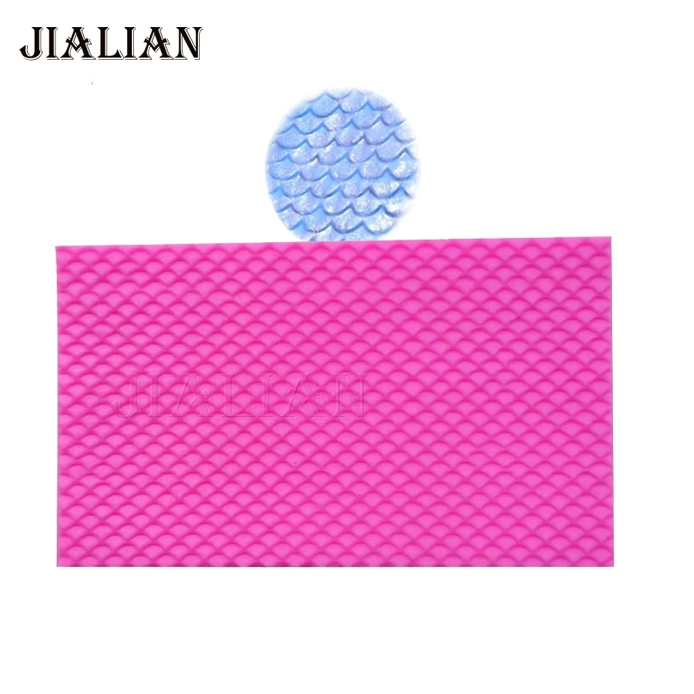 3D Mermaid Fish snake Scale lace border Mat Cake Decorating Texture Silicone Molds Baking Tools Gumpaste Chocolate Moulds T0809
3D Mermaid Fish snake Scale lace border Mat Cake Decorating Texture Silicone Molds Baking Tools Gumpaste Chocolate Moulds T0809