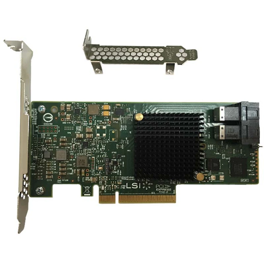 Eastforfuy LSI SAS3008 9311-8i OEMs 8-портовый RAID0.1.1e.10 SFF8643 без кэш-памяти HBA PCI-E3.0 X8 карта